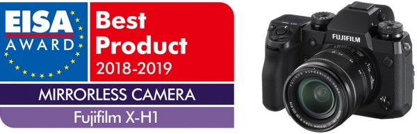 2018 EISA 어워드 미러리스 카메라 부문 최고 제품상 받은 ‘후지필름 X-H1’