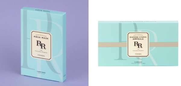 나노다이아랩의 주력 제품 ‘RR아쿠아마스크’(왼쪽)와 ‘RR 다이아몬드 비타민 앰플’