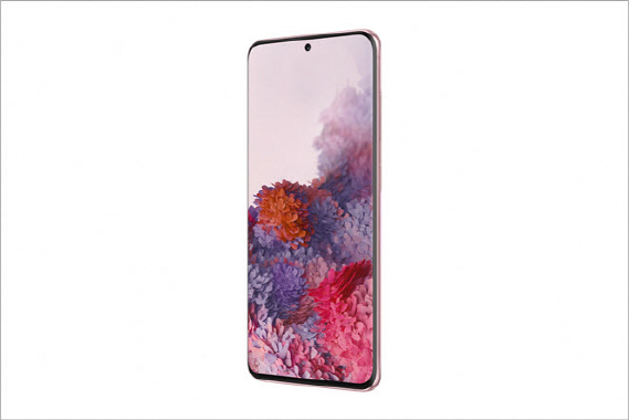 갤럭시 S20의 LG유플러스 전용색상 ‘클라우드’ 핑크’