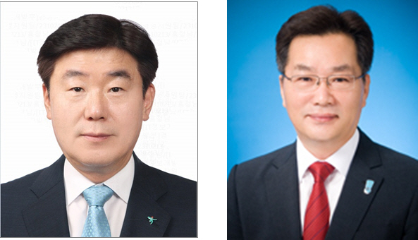 박근영 하나금융티아이 대표(왼쪽), 강동훈 하나에프앤아이 대표