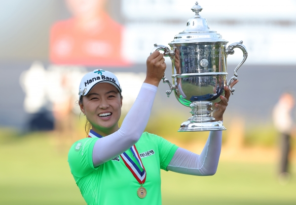 하나금융그룹 소속 이민지 선수가 US여자오픈 골프대회에서 우승했다.