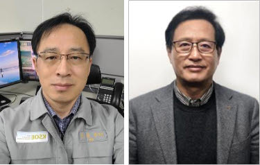 윤원준 HD한국조선해양 수석연구원(왼쪽), 하영재 케이엘디 대표