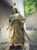 이조, 광복70년기념 3D프린터로 이순신 장군 황금 동상 제작