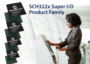 마이크로칩, 유연한 I/O 컨트롤러 SCH322X 제품군 발표