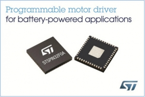 ST마이크로, 프로그래머블 모터 컨트롤러 STSPIN32F0A 출시