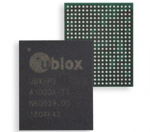 유블럭스, V2X 무선통신 칩 UBX-P3 출시
