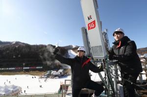 KT, 전국 16개 스키장에 5G 서비스 제공