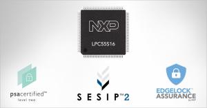 NXP반도체 'LPC55S16 MCU', PSA∙SESIP 레벨 2 인증 획득
