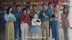 LG유플러스, 시각장애인 CSR 광고 제작에 임직원들 참여