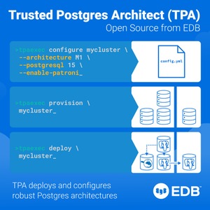 EDB, 오픈소스 포스트그레스 관리자동화도구 'TPA' 발표