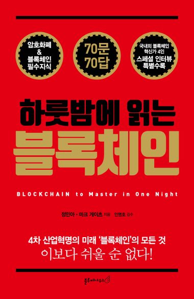 '하룻밤에 읽는 블록체인' 표지