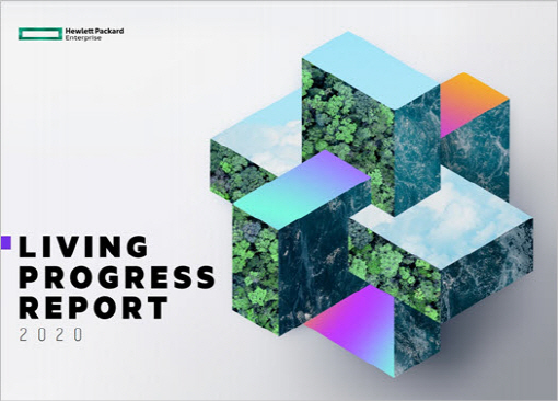 HPE가 지속가능경영 성과 담은 ESG 보고서 ‘리빙 프로그레스 리포트’를 공개했다.