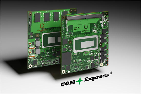 콩가텍은 규격을 준수하는 컴퓨터 온 모듈 기반 콤 익스프레스 3.1 사양의 신규 모듈 10종을 출시했다.