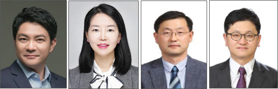 (왼쪽부터) 삼성SDS 강성수, 김은영, 김장현, 임재환 부사장